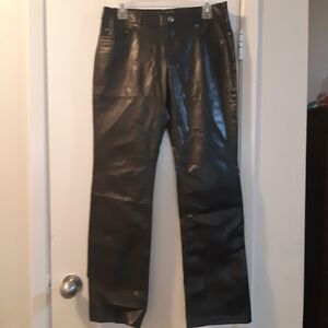 NWOT Women's Express Black Faux Leather Pants